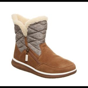 BEARPAW Katy Suede Quilted Boot with NeverWet